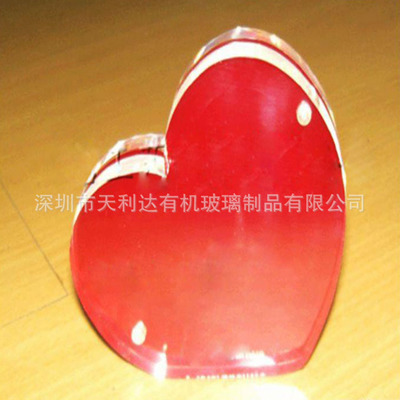 晶彩日常 創(chuàng)意心形有機(jī)玻璃相框，為生活增添一份柔情